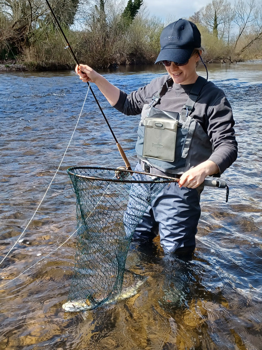 First ever Usk trout - PG from Herefordshire